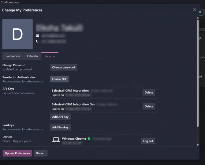 OdooAPIKeys