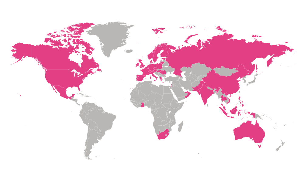 World-Map-Customers