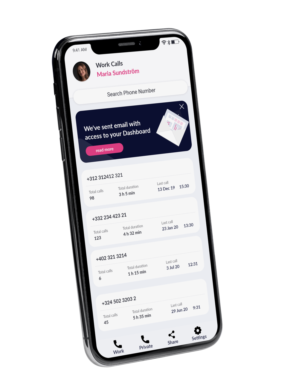 Cold Call Tracking App For Sales Reps 1 Call Log App For Android