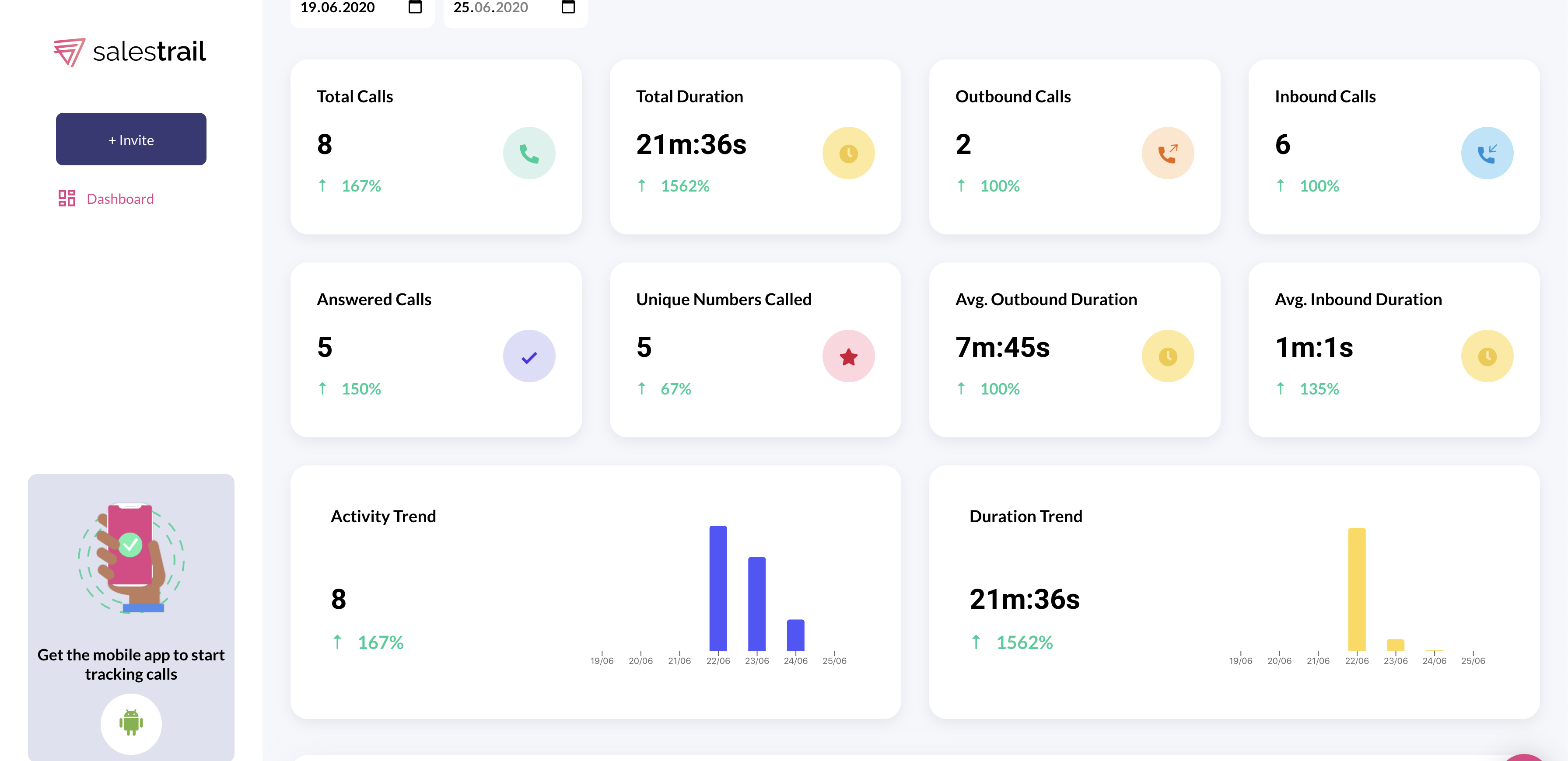 Log Sales Calls Automatically 1 Sales Call Log App for Android